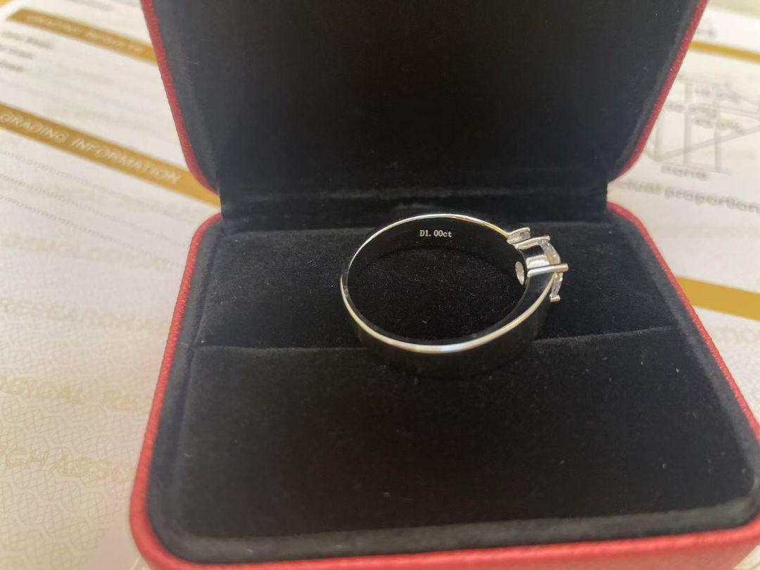 超美品 Pt950絶品 ダイヤモンド指輪 1ct 結婚ダイヤの指輪