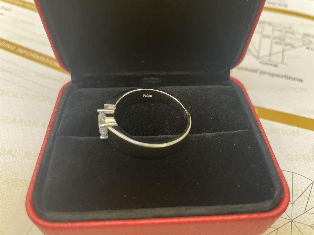 超美品 Pt950絶品 ダイヤモンド指輪 1ct 結婚ダイヤの指輪