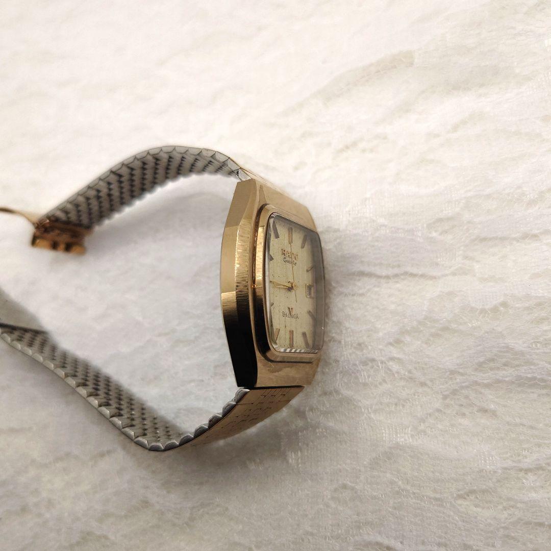 【希少/稼働品】★ヴィンテージ★RADO ラドー　バルボア　ゴールドカラー腕時計