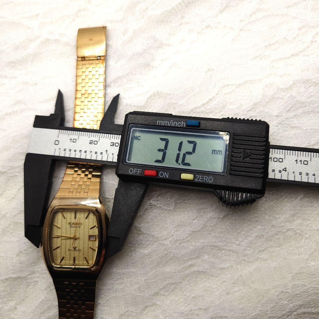 【希少/稼働品】★ヴィンテージ★RADO ラドー　バルボア　ゴールドカラー腕時計
