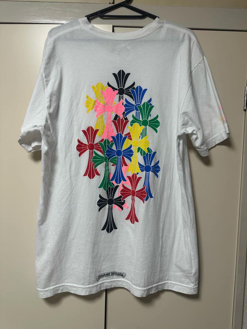 クロムハーツ セメタリー クロス マルチカラー 判袖 Tシャツ
