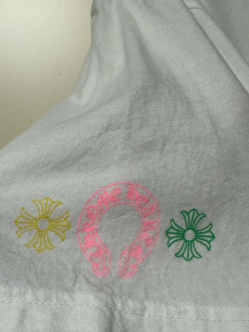 クロムハーツ セメタリー クロス マルチカラー 判袖 Tシャツ