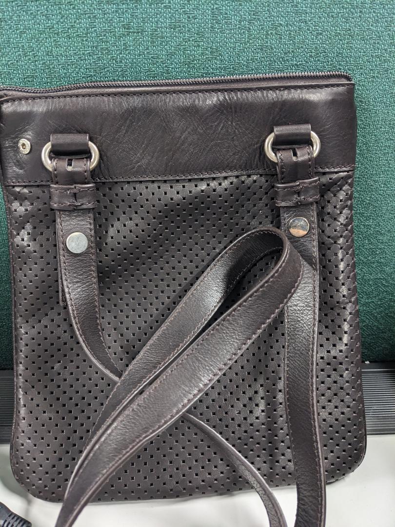 BALLY バリー ストライプ ショルダーバッグ レザー レディース