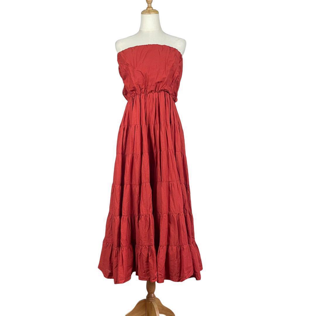 ✴︎【新品未使用】 MARIHA　ベアワンピース(草原の夢のドレス)　レッド 極美品】MARIHA☆草原の夢のドレス ベアロングワンピース レッド