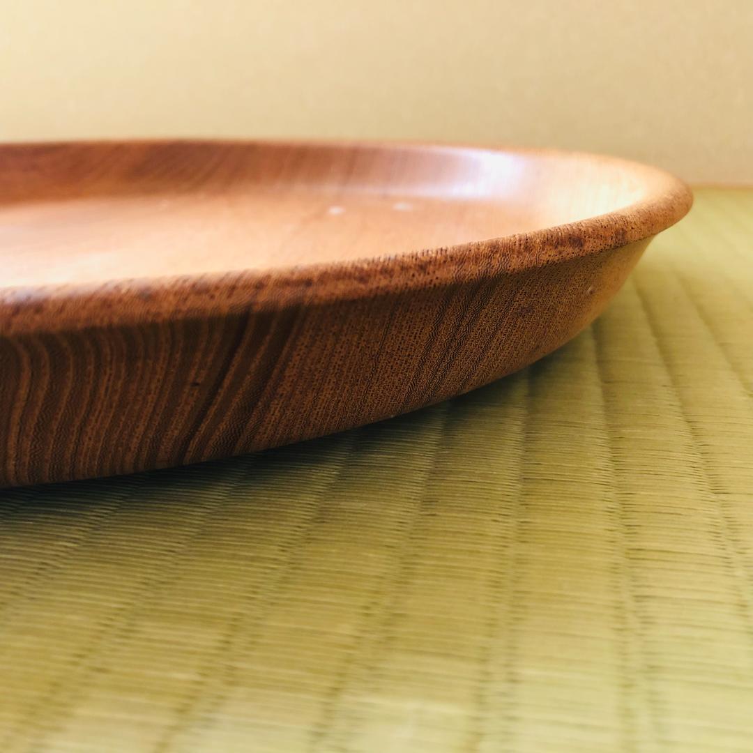 直径57cm　宮島土産　丸盆　茶盆　煎茶道具　茶道具　お盆　宮島細工　木工ろくろ 直径57cm 宮島土産 丸盆 茶盆 煎茶道具 茶道具 お盆 宮島細工