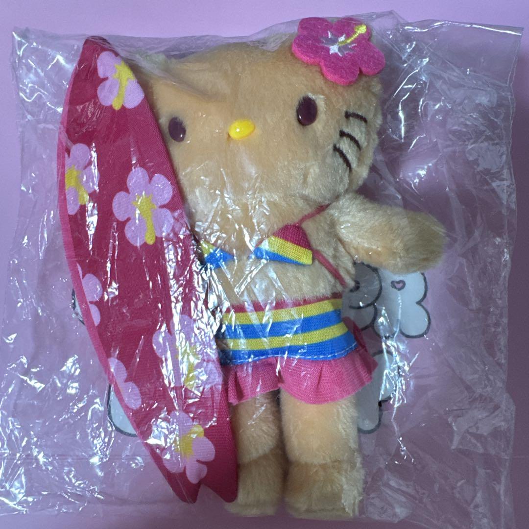 ハローキティ 水着 ぬいぐるみ サーフボード付き2 ハローキティ 水着 ぬいぐるみ サーフボード付き キーホルダー