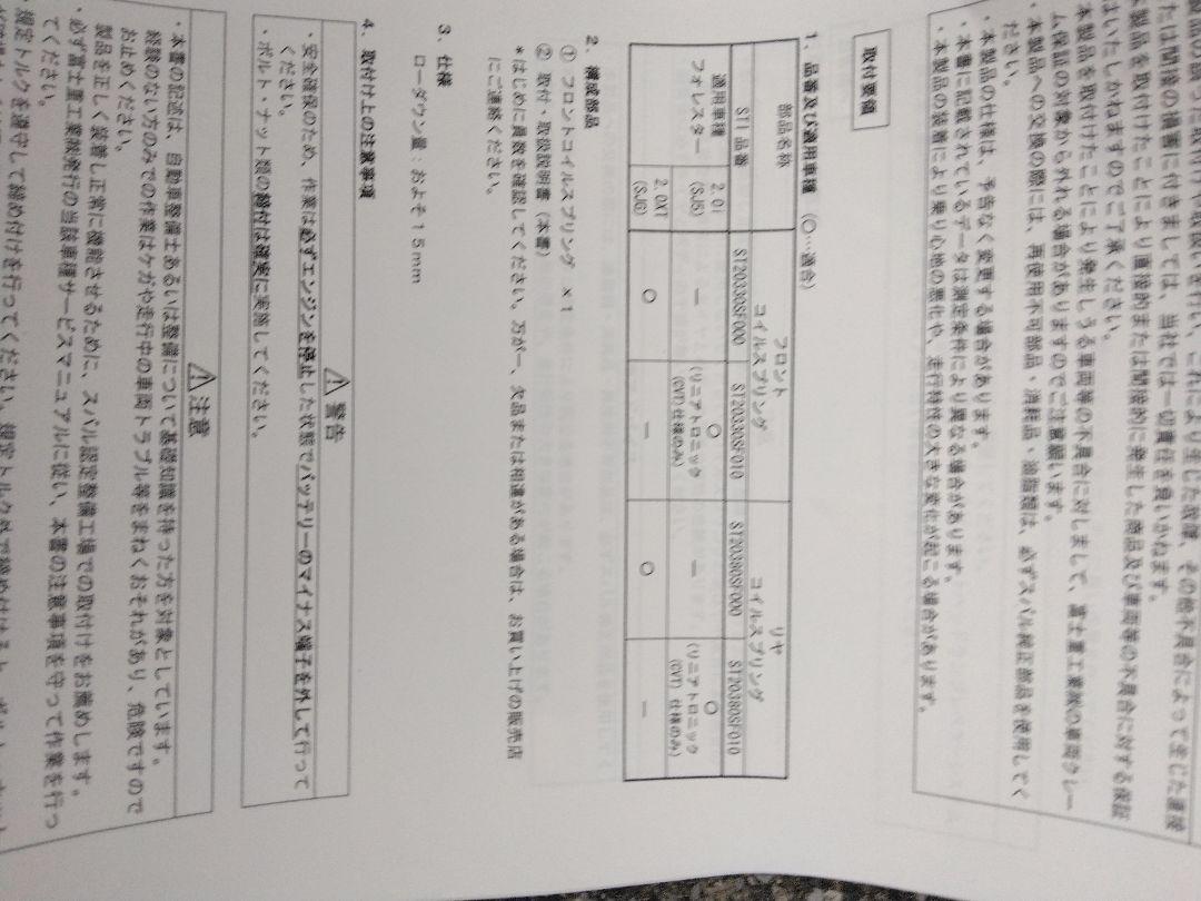 フォレスターサスセット
