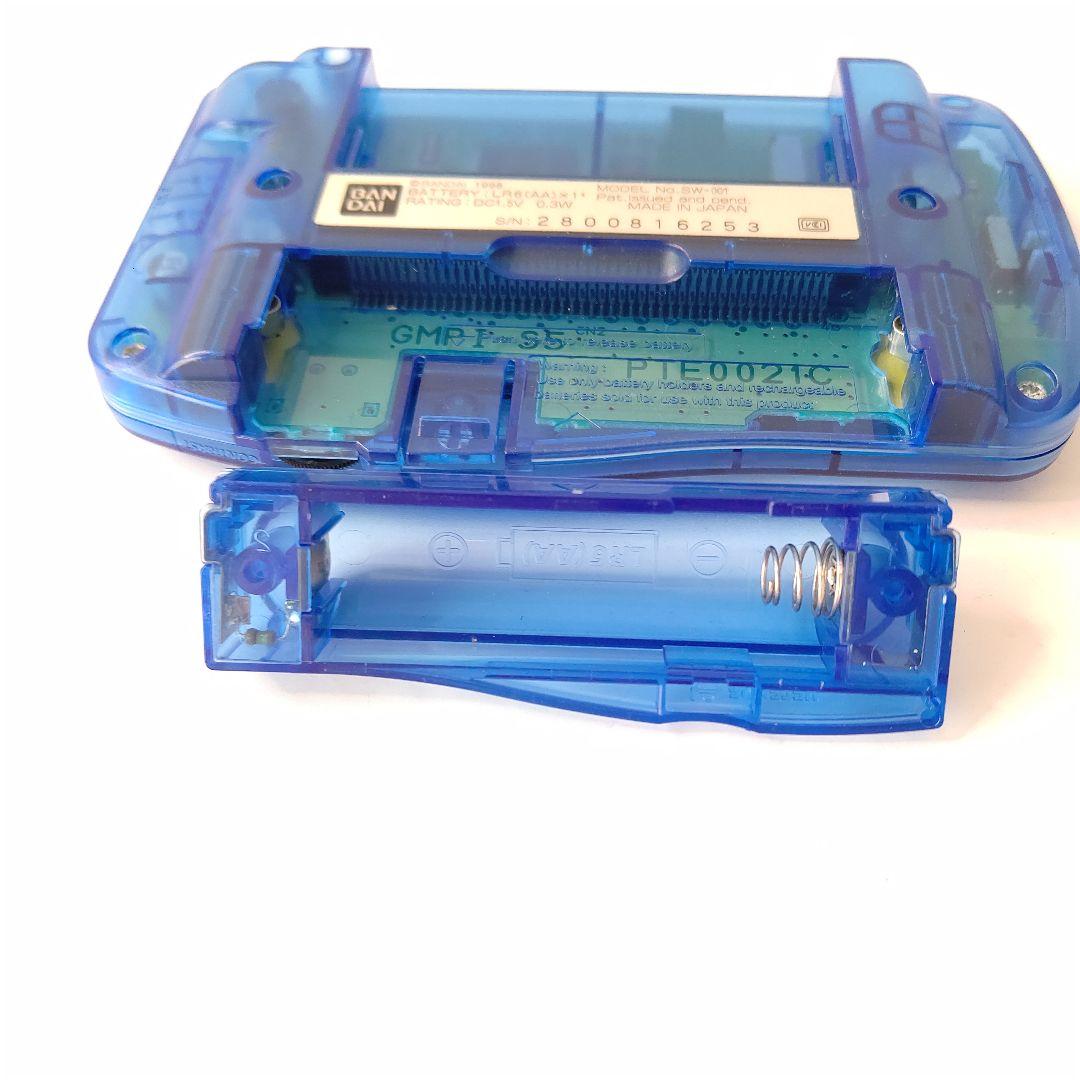 バンダイ ワンダースワン スケルトンブルー 美品 SW-001 ゲーム