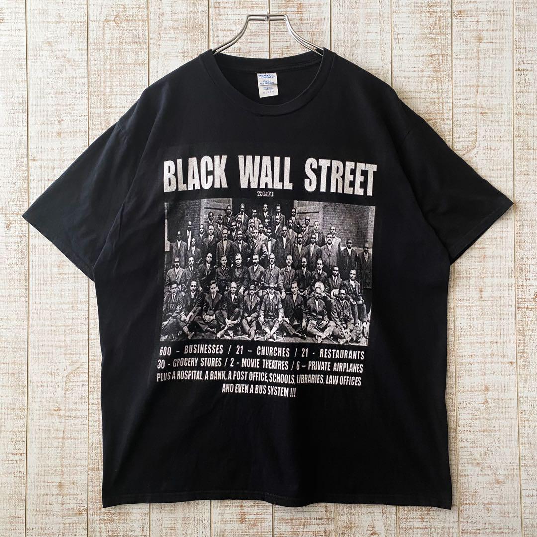 BLACK WALL STREET メンズ Tシャツ XLサイズ ブラック - メルカリ