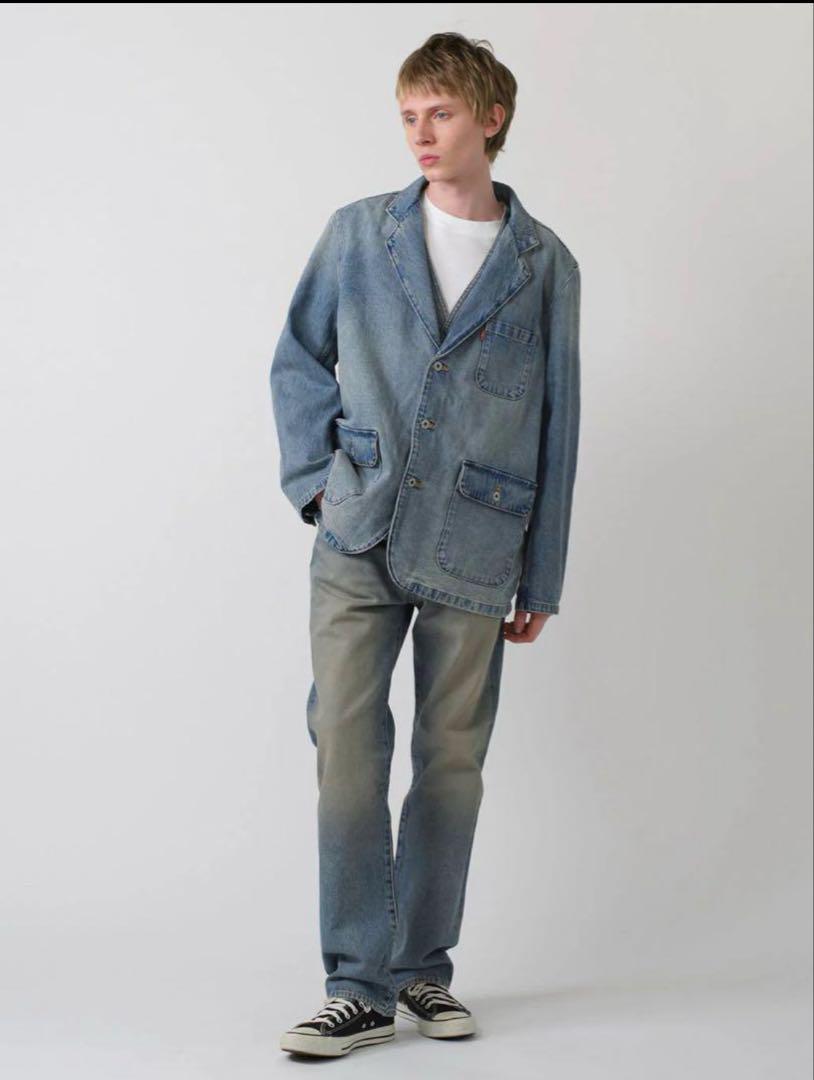 Levi's リーバイス デニム ブレザー ミディアムインディゴ　サイズＭ