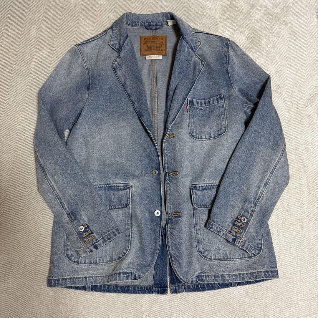 Levi's リーバイス デニム ブレザー ミディアムインディゴ　サイズＭ