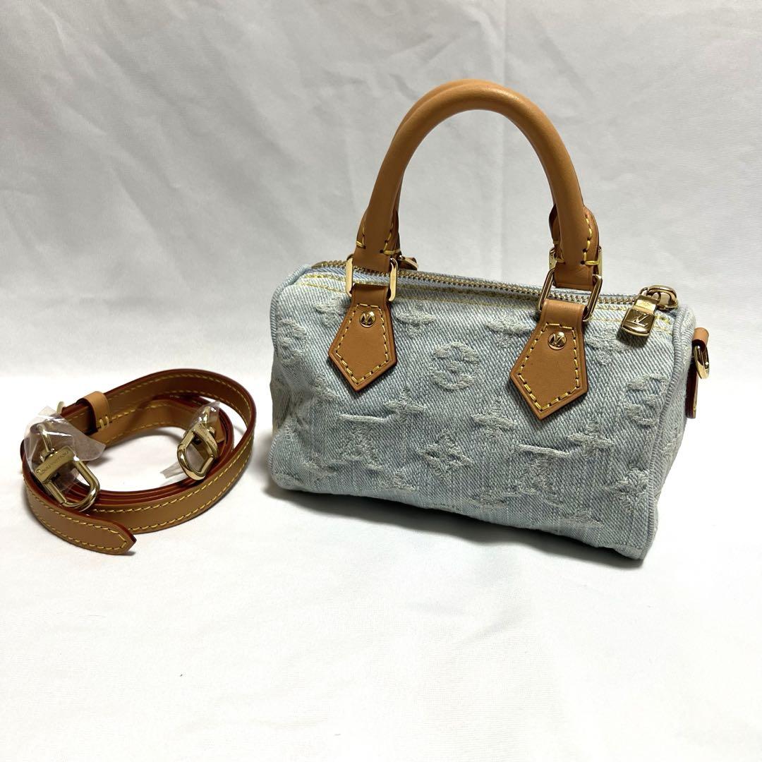 Louis Vuitton Monogram Denim Nano Speedy