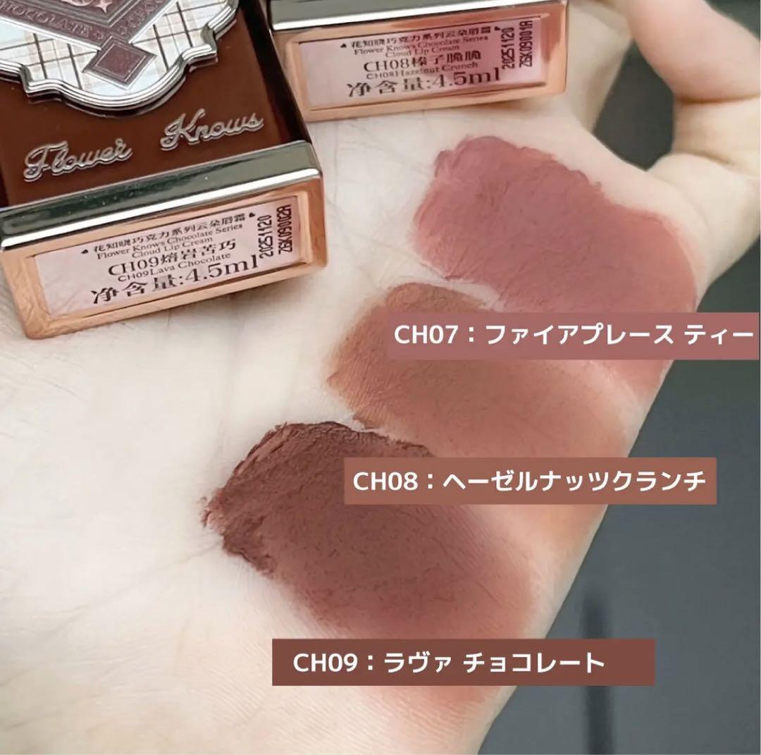 フラワーノーズ　チョコレートシリーズ　リップ　全種