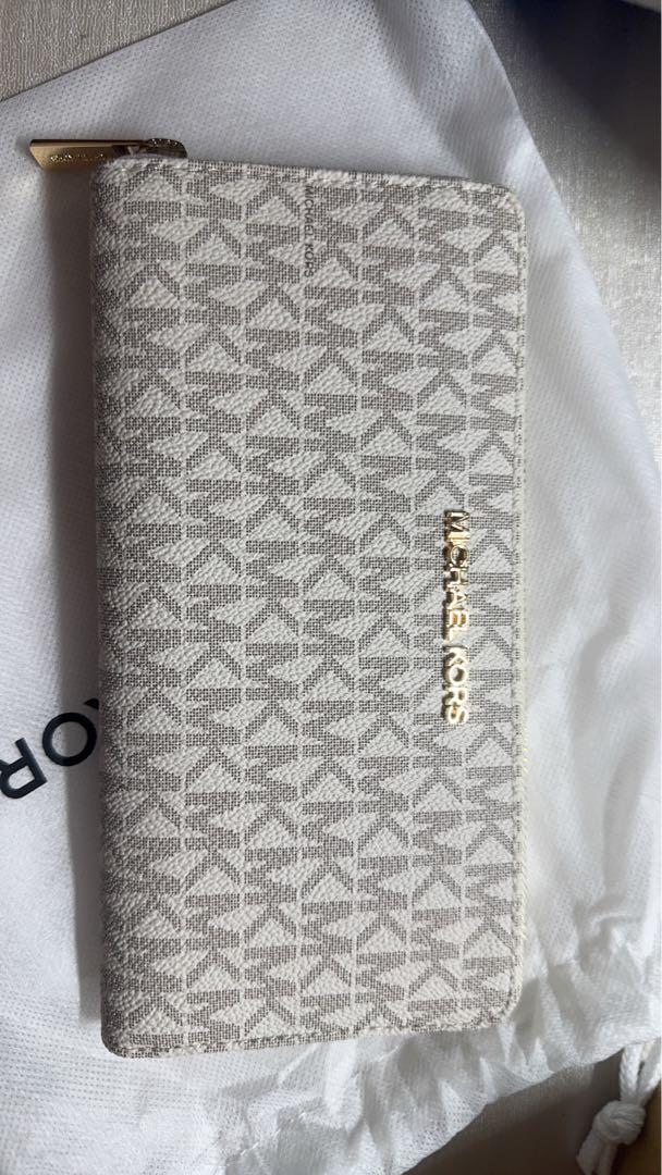 MICHAEL KORS 長財布 ベージュ MKロゴ 最終値下げ‼️