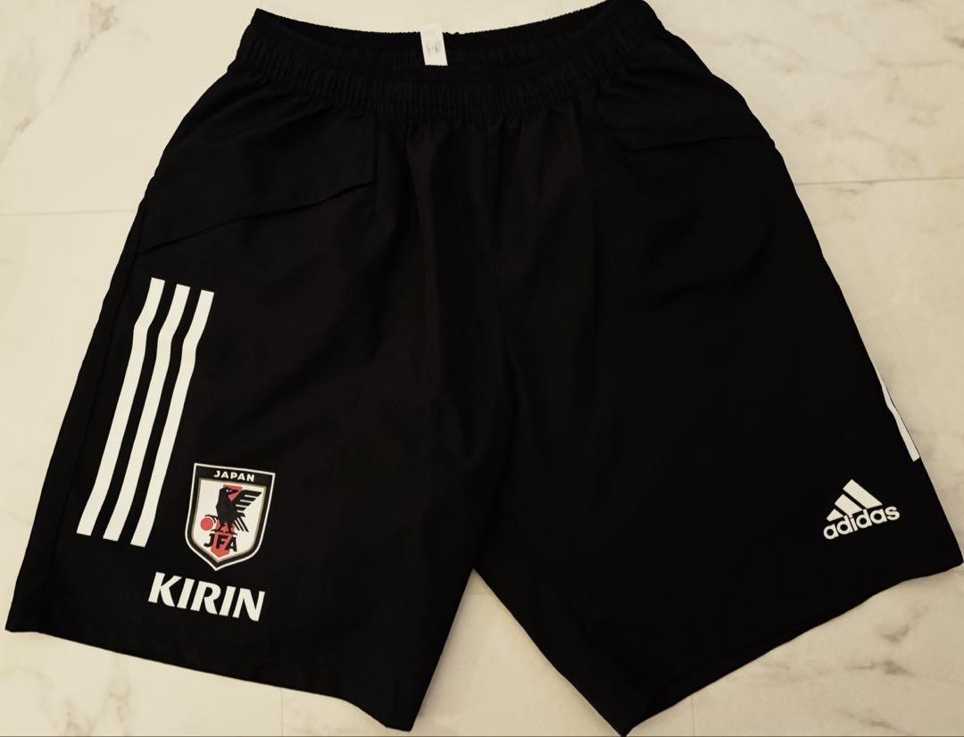 【JFA支給】adidas 日本代表 襟なしポロシャツ上下実使用、非売品 JFA支給】adidas 日本代表 襟なしポロシャツ上下実使用、非売品