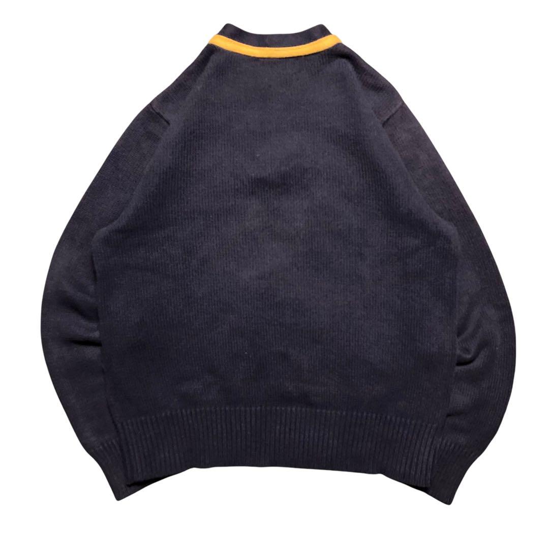 00s RUGBY ラルフローレン パッチ付き ショールカラー コットン