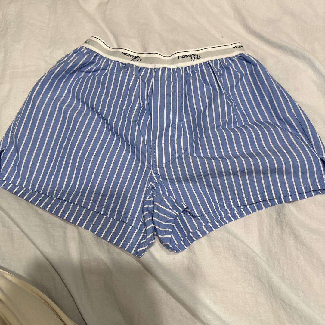 【HOMMEGIRLS】BOXER SHORTS-STRIPE ok.soon
