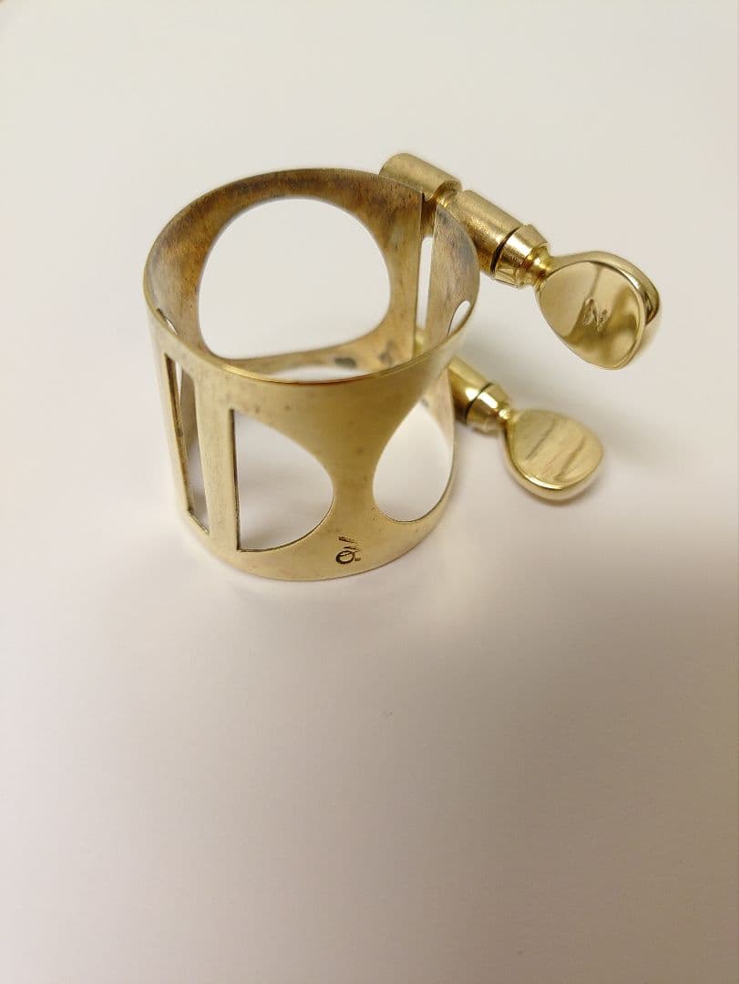 アトリエモモ　リガチャー　アルトサックスラバーマウスピース用NSタテGP