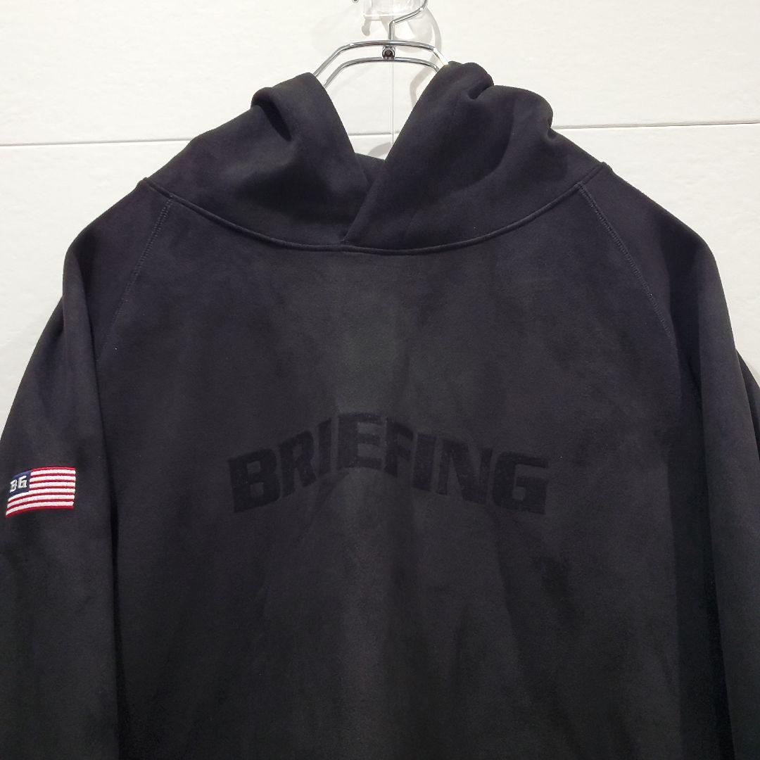 【XL、極美品】BRIEFING MENS SUEDE HOODIE