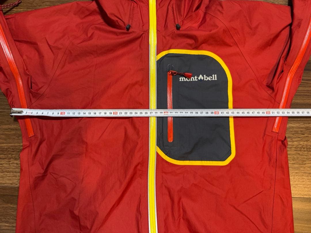 mont-bell トレントフライヤーレインジャケット S レッド