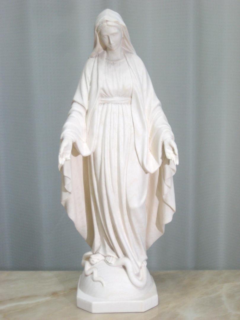信者さん向け本物のマリアさま　マリア像　マリア様　20cm　木彫り　イタリア製