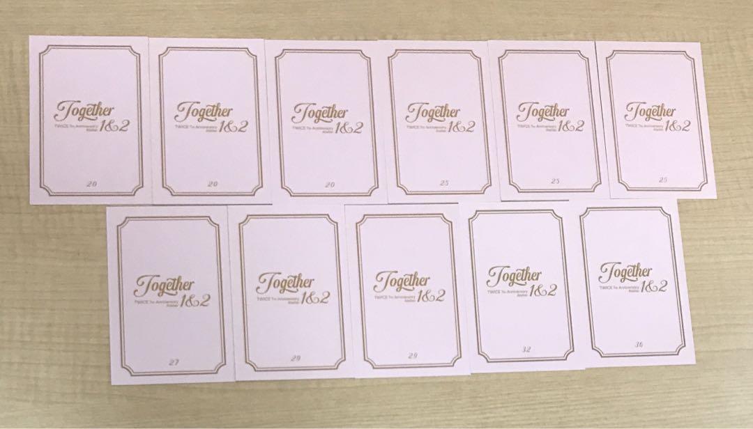 ❶ TWICE Together1&2 KIOSK トレカ 65枚 まとめ売り
