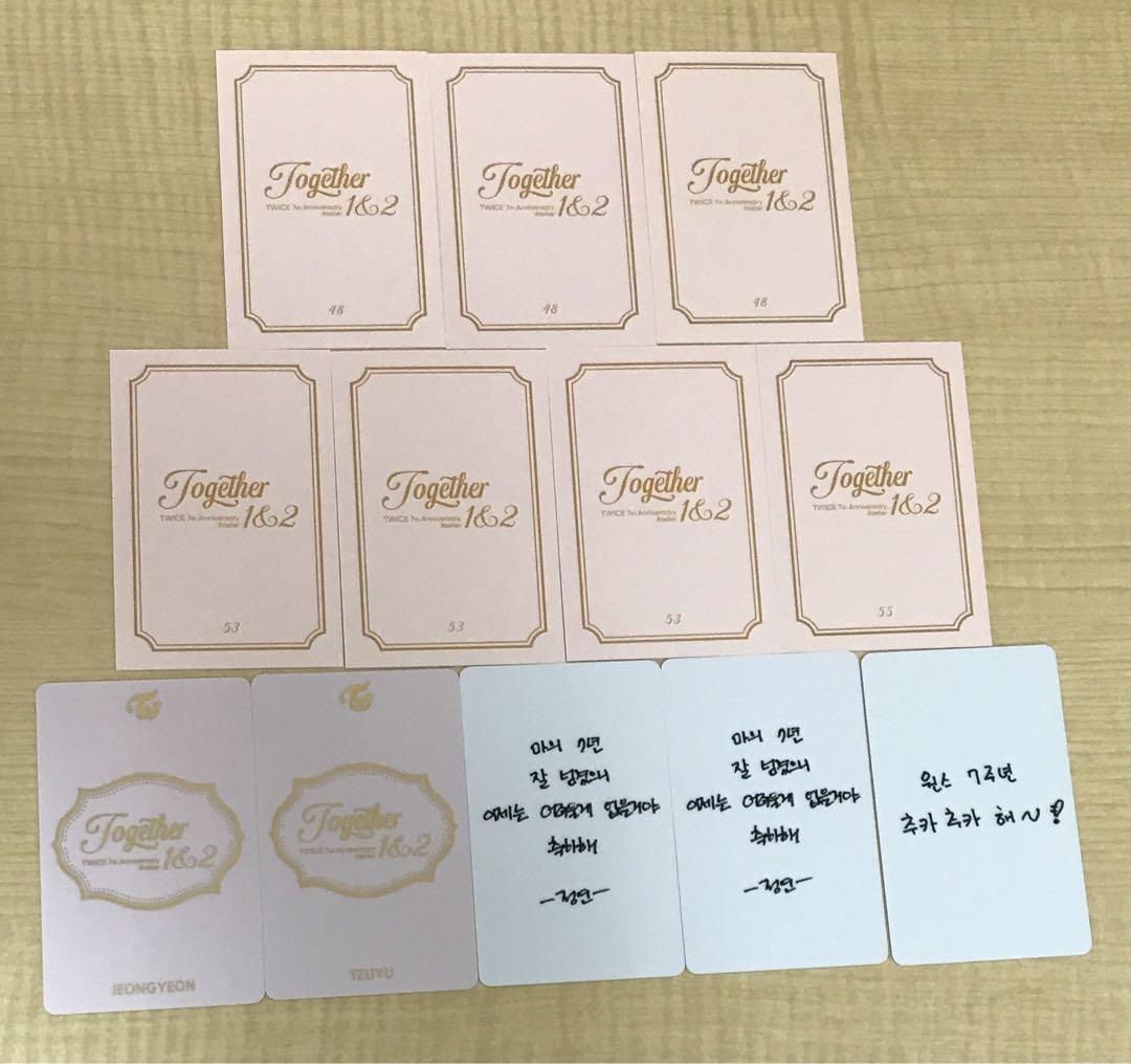 ❶ TWICE Together1&2 KIOSK トレカ 65枚 まとめ売り