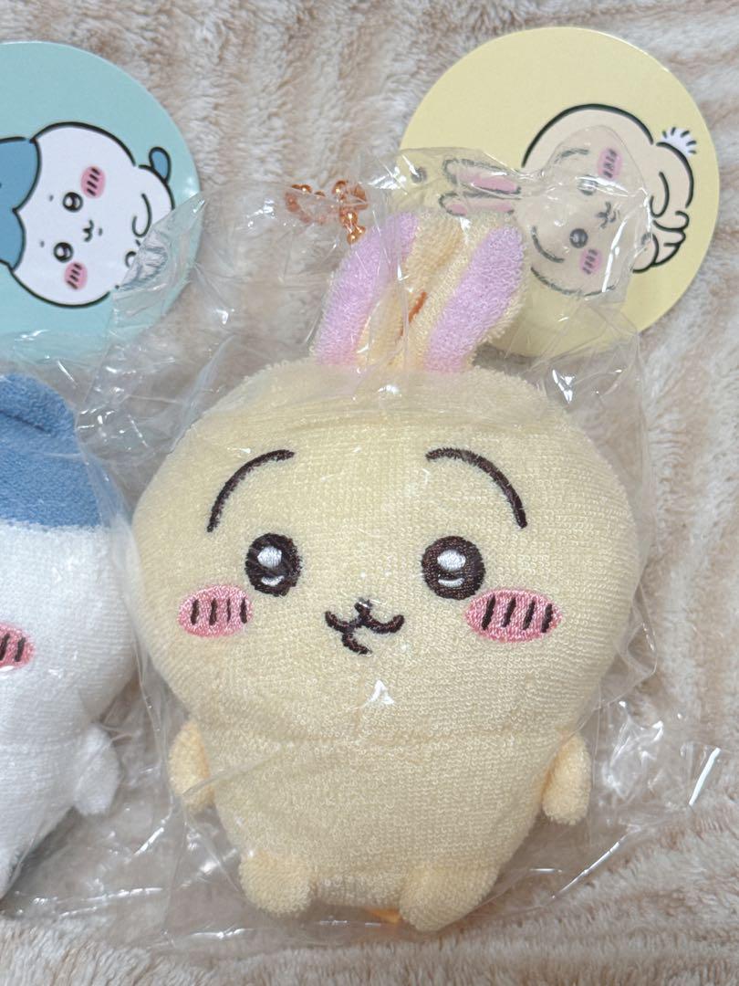 新品未開封】ちいかわ タオル生地のマスコット 3点セット - メルカリ