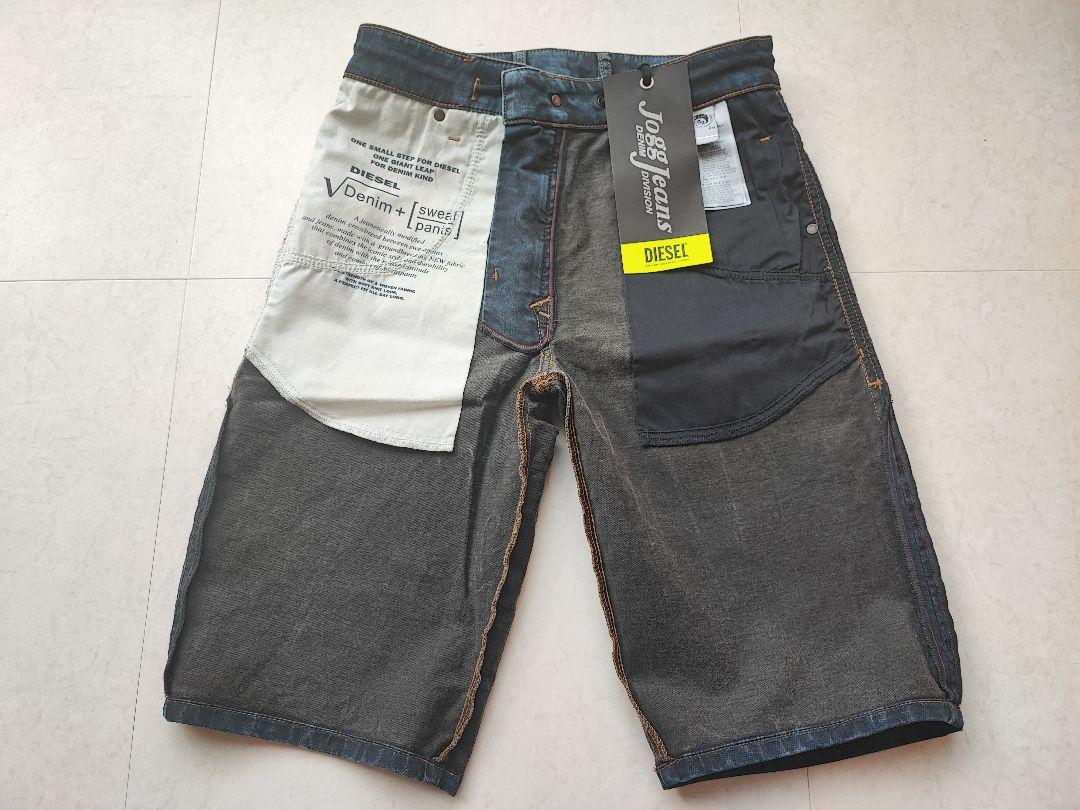極美品 Ｗ２６ DIESEL デニム ショート ハーフパンツ JOGG ジョグ