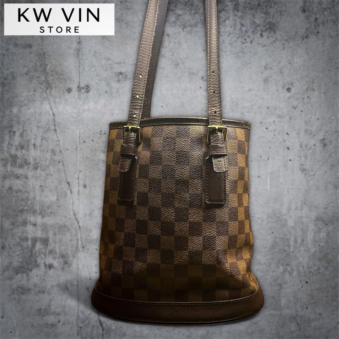 ルイ ヴィトン ダミエ マレ￤ショルダーバック￤AR0968￤ミニポーチ付きLOUIS VUITTON