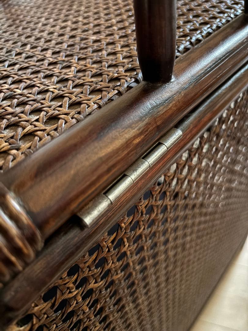 ラタン ランドリーバスケット