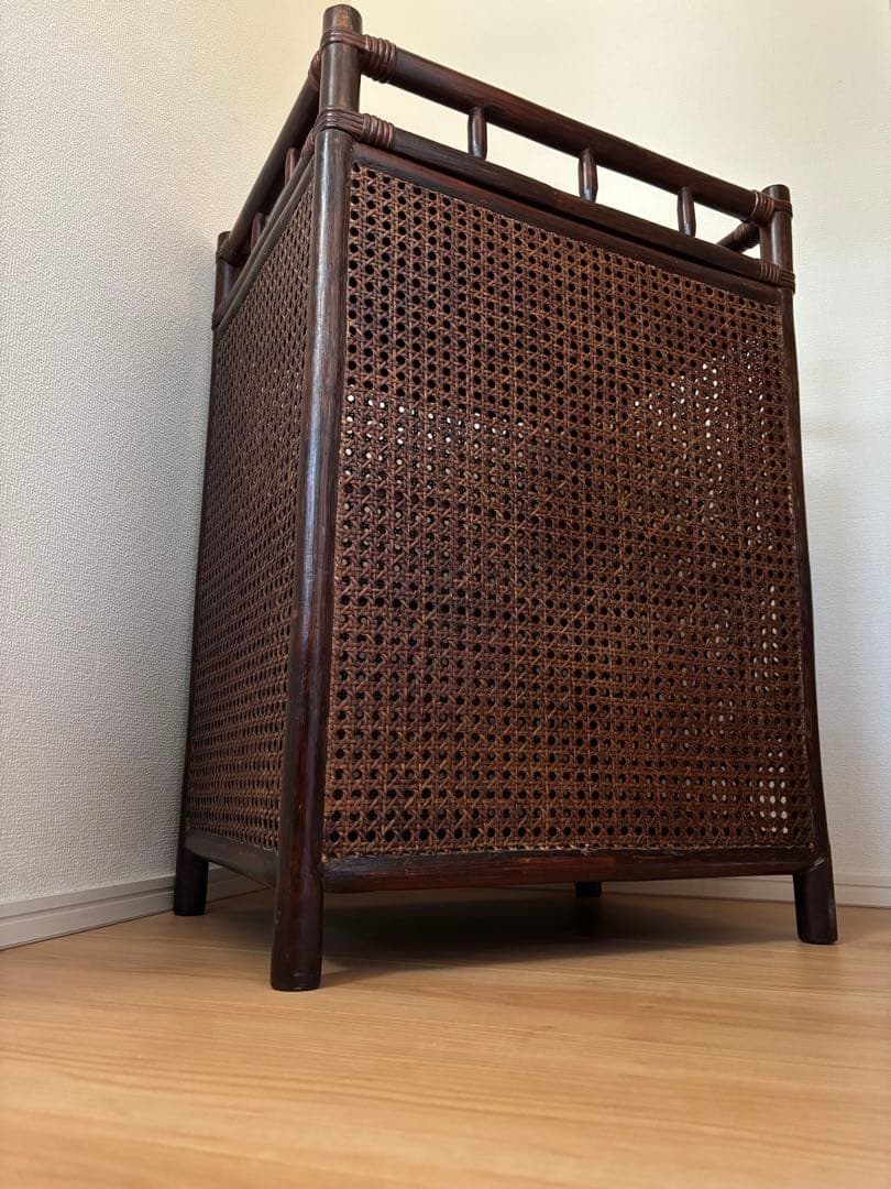 ラタン ランドリーバスケット