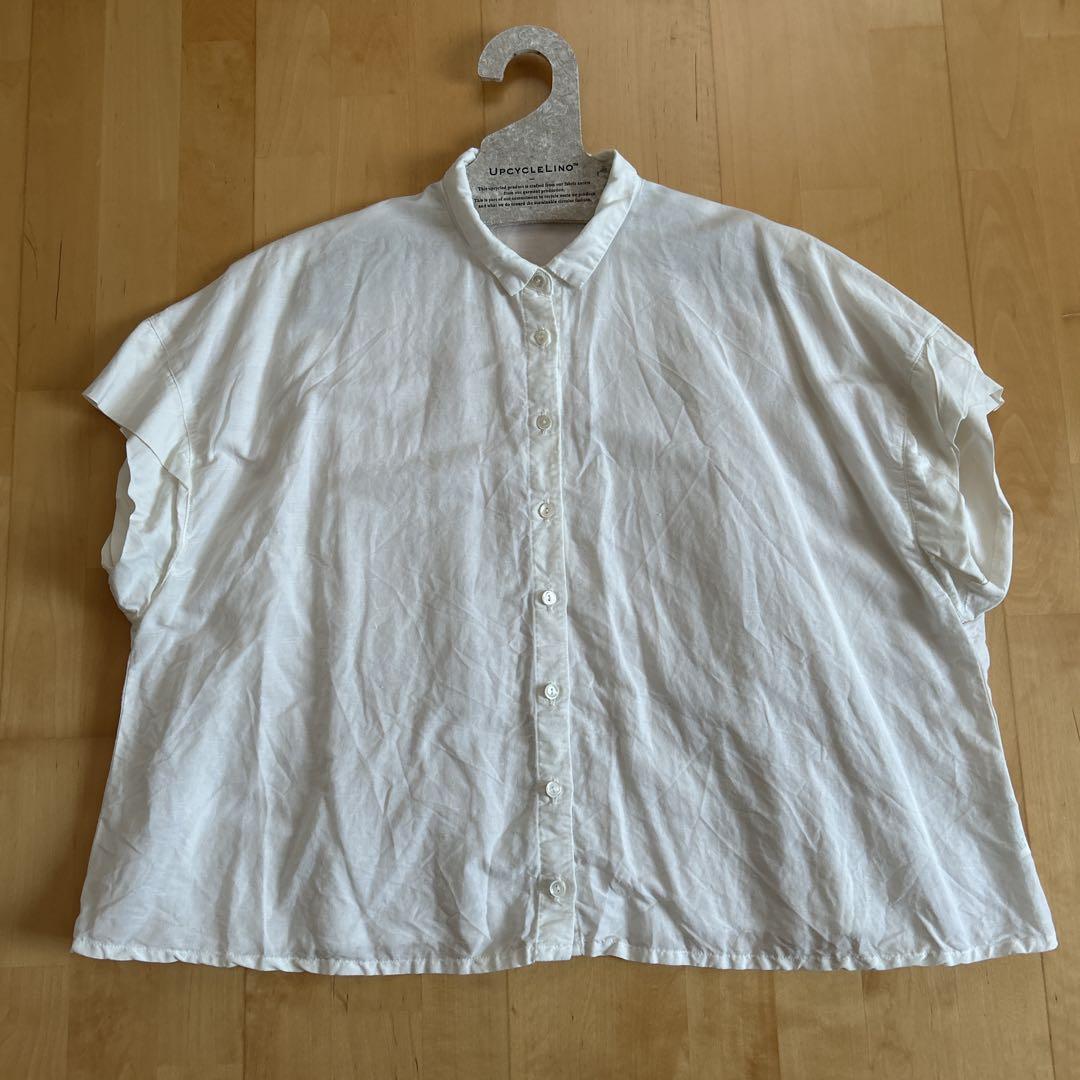 ネストローブ　コットンリネンシルクシャツ