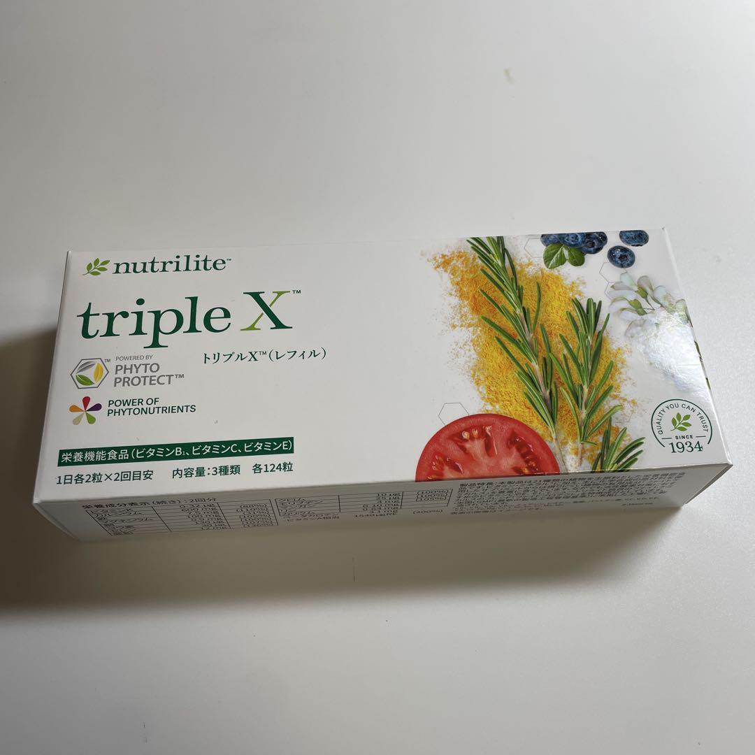トリプルX (NUTRILITE triple X) 124粒 Amway