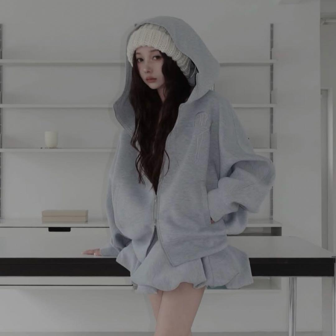 【新品未開封品】　ボンディングダブルジップフーディー　FICTION TOKYO