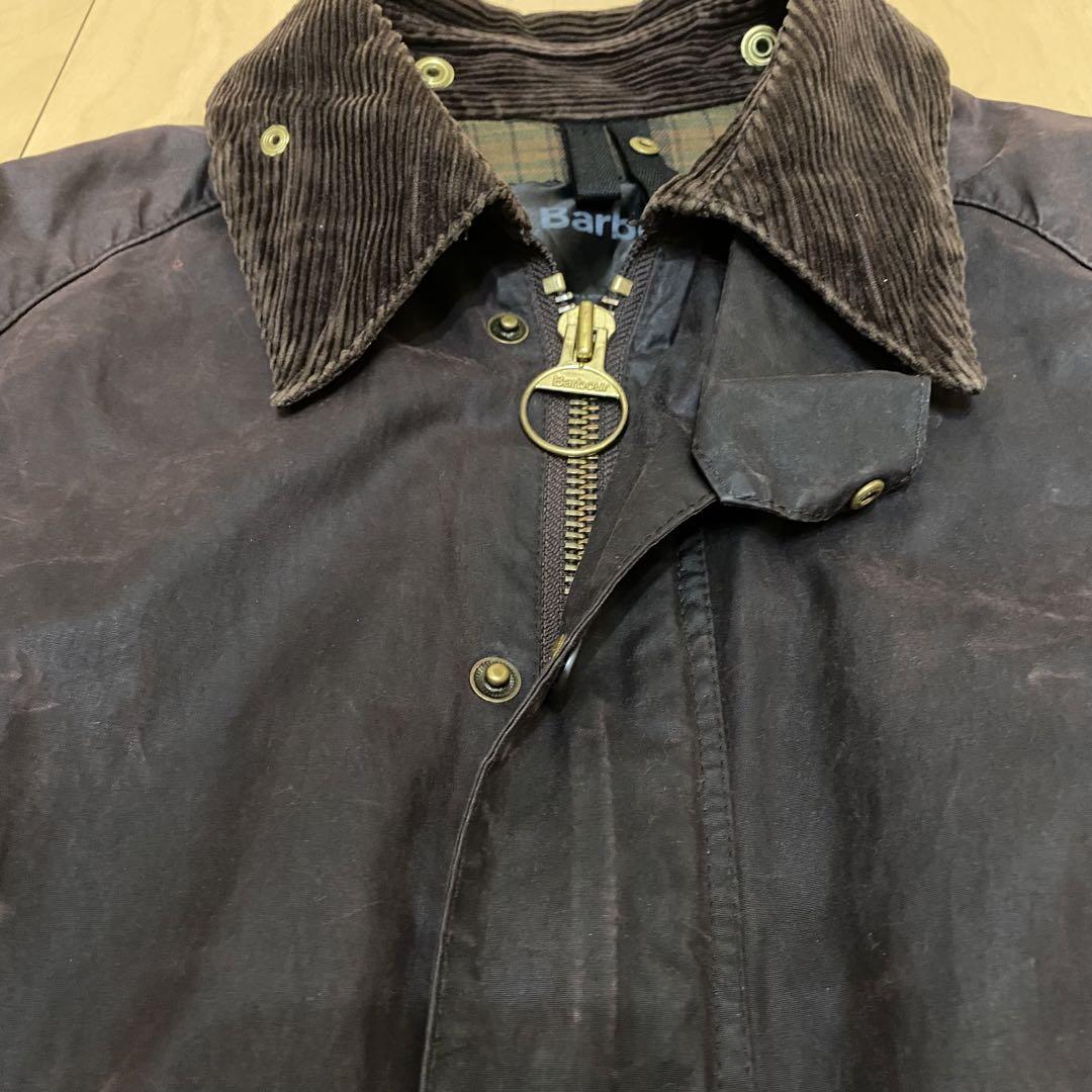barbour beaufort ブラウン