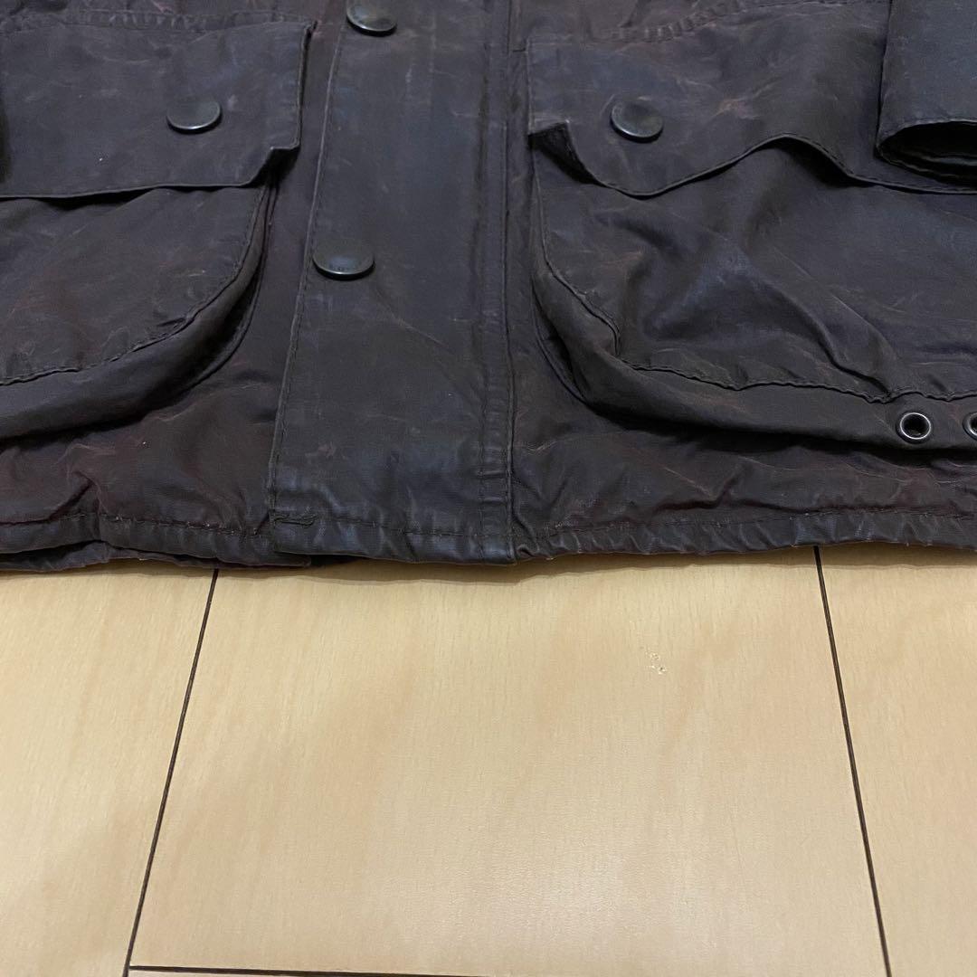 barbour beaufort ブラウン