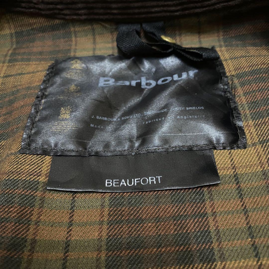 barbour beaufort ブラウン