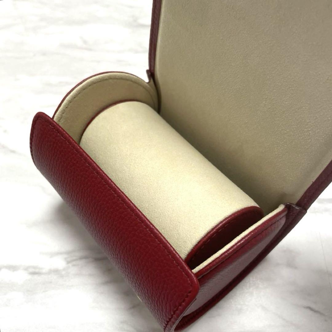 Cartier カルティエ 時計用ケース 収納ケース レザー ボルドー