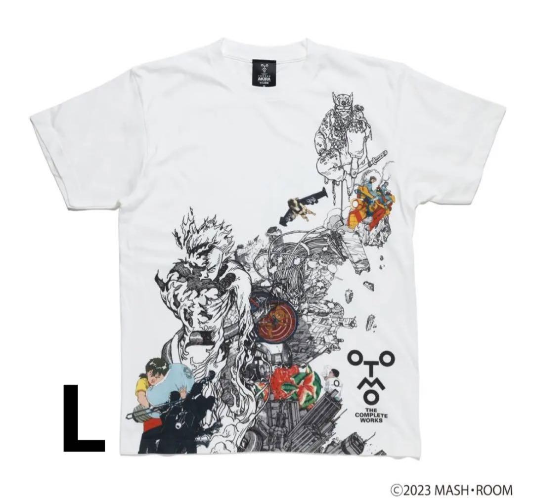 大友克洋全集 AKIRAセル画展 大友全集Tシャツ - Tシャツ