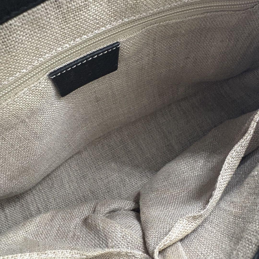 【良品！✨】GUCCI グッチ ショルダーバッグ インターロッキングg 黒