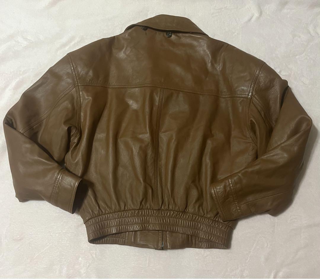 80s typeA2 Vintage 本革レザージャケット Vintage 80s 90s イギリス製 A2 レザー フライトジャケット