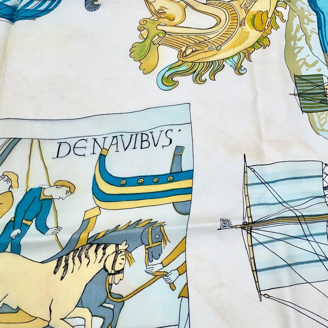 エルメス HERMES シルク LEDOUX LES NORMANDS スカーフ