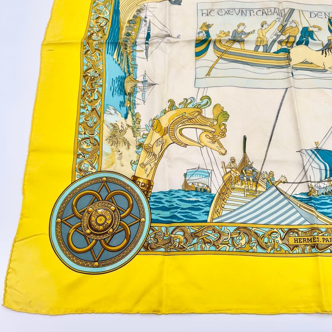 エルメス HERMES シルク LEDOUX LES NORMANDS スカーフ