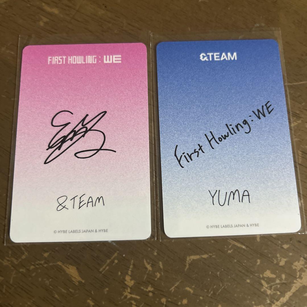 &amp;TEAM YUMA ポップアップ トレカ &TEAM 青嵐 YUMA popup トレカ コンプリート まとめ売り - メルカリ