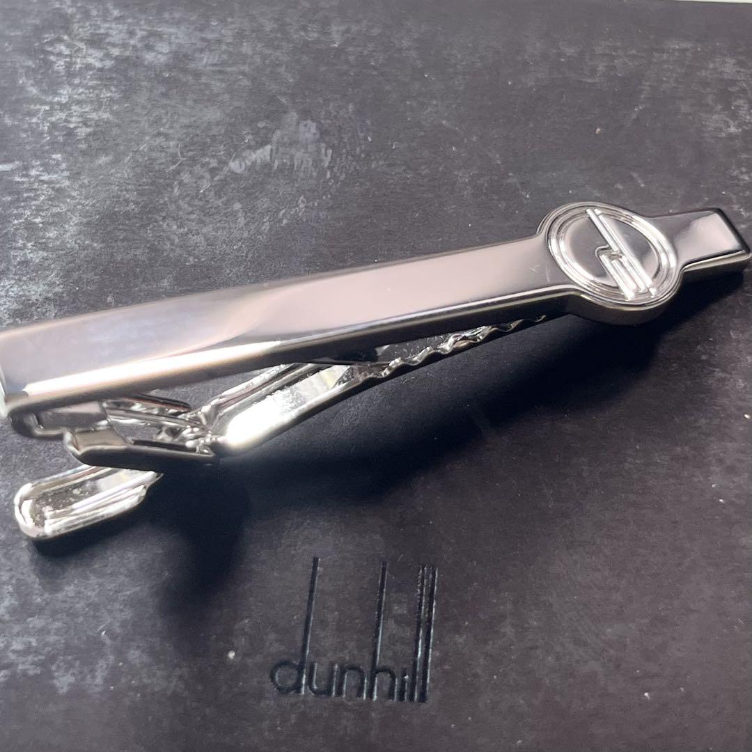 ✨未使用✨dunhill ダンヒル ネクタイピン タイバー ラウンド　ロゴ