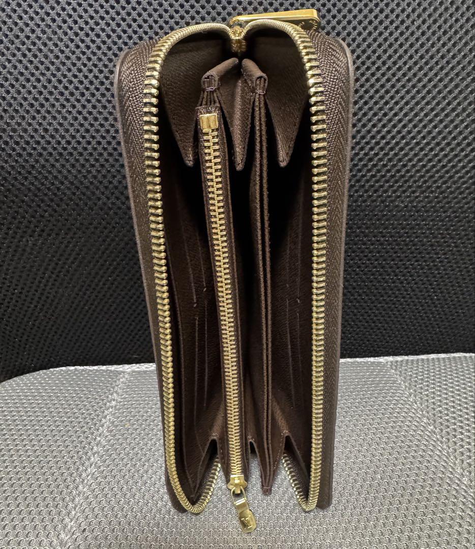 極美品 ルイヴィトン 長財布 ダミエ ジッピーウォレット ラウンドファスナー
