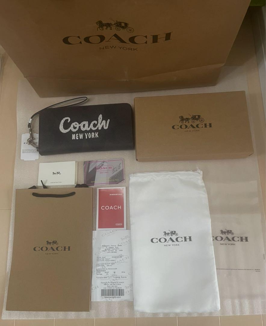 新作⭐️新品未使用【即日発送】緊急入荷⭐️coach長財布⭐️BOX