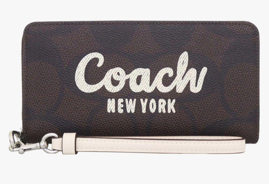 新作⭐️新品未使用【即日発送】緊急入荷⭐️coach長財布⭐️BOX