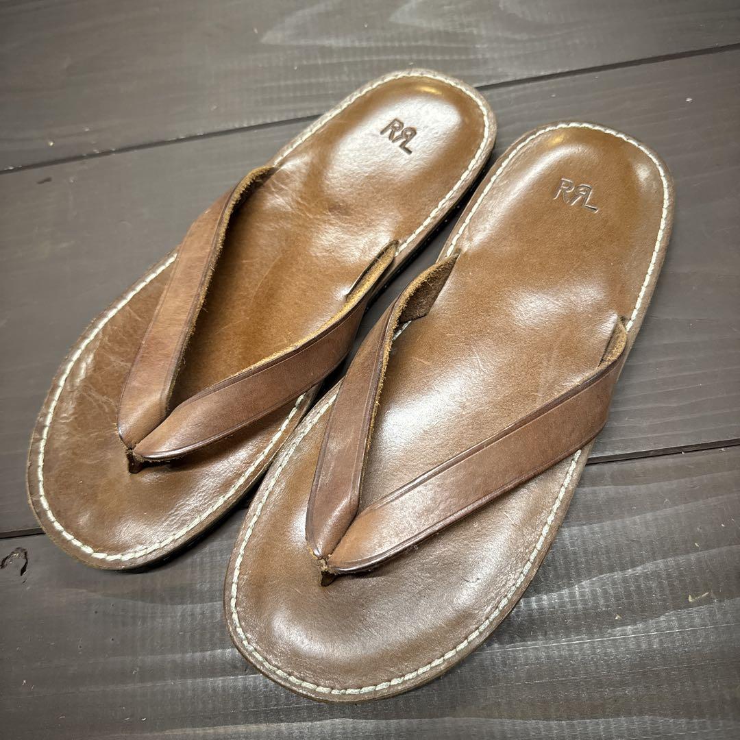 RRL レザー サンダル フリップフロップ　28.5cm